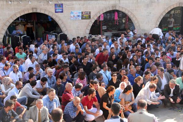Ankara’daki bombalı saldırı Şanlıurfa’da protesto edildi