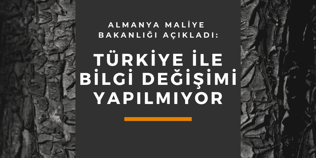 Almanya: Türkiye bize bilgi vermiyor
