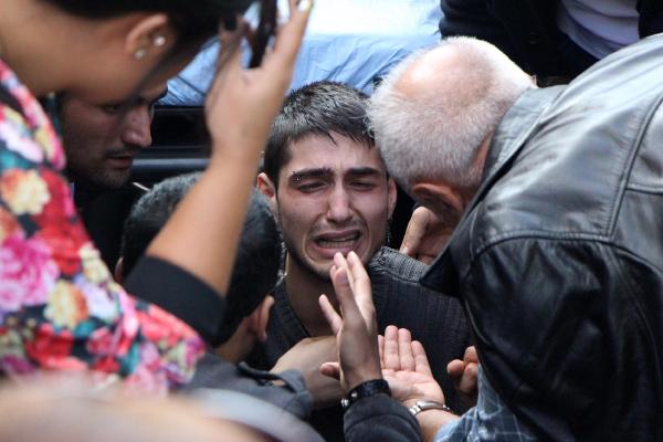 Bombalı saldırıda yaşamını yitirenlerin yakınları gözyaşları boğuldu