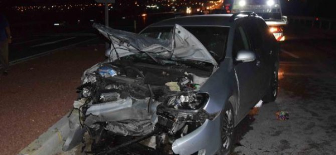 Sıla yolunda çarpıştılar: 1'i bebek 9 yaralı