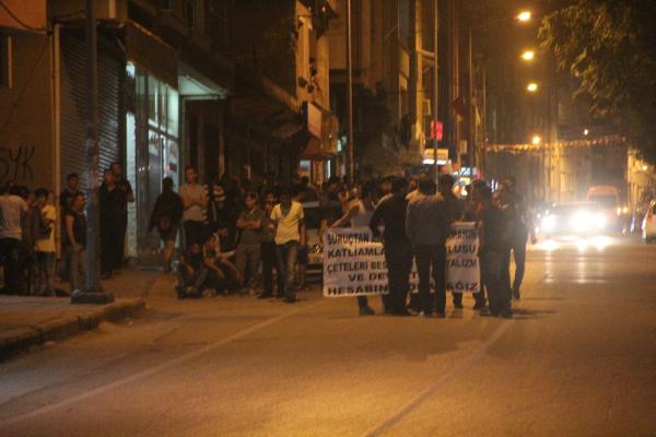 Hatay'daki izinsiz gösteriye polis müdahale etti