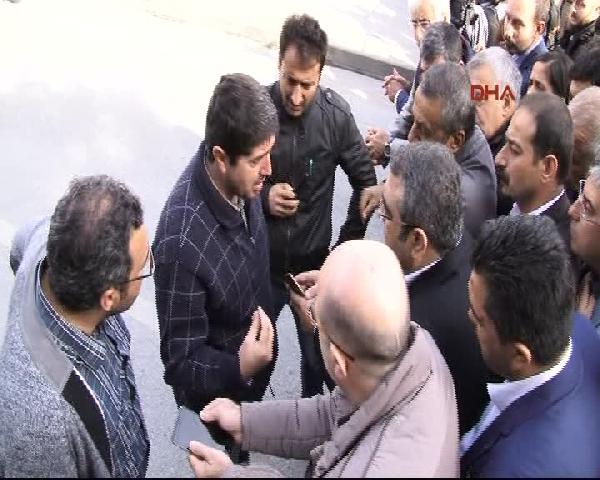 Ankara'daki anmada gerginlik