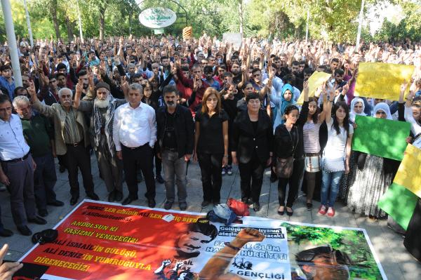 Gaziantep’te, Ankara’daki terör saldırısına protesto