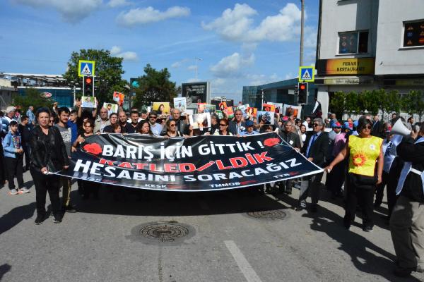 Bursa'da sivil toplum kuruluşları teröre tepki için yürüdü