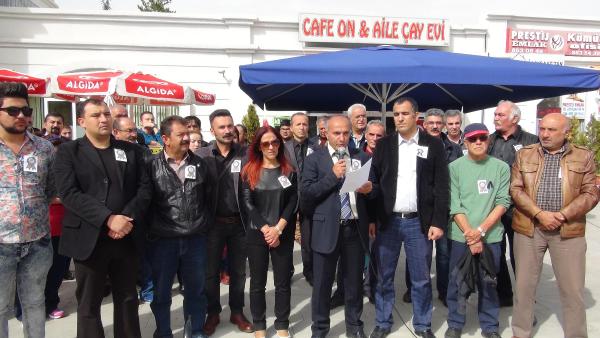 Elmadağ'da eğitimcilerden bombalı saldırı tepkisi