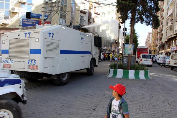 Kızıltepe'de, protesto gerginliği