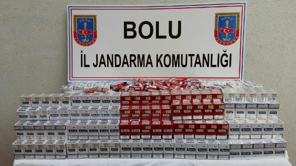 Bolu'da yolcu otobüslerinden kaçak sigara çıktı