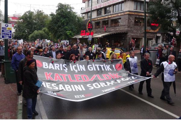 Ankara'daki katliam, Bursa'da protesto edildi