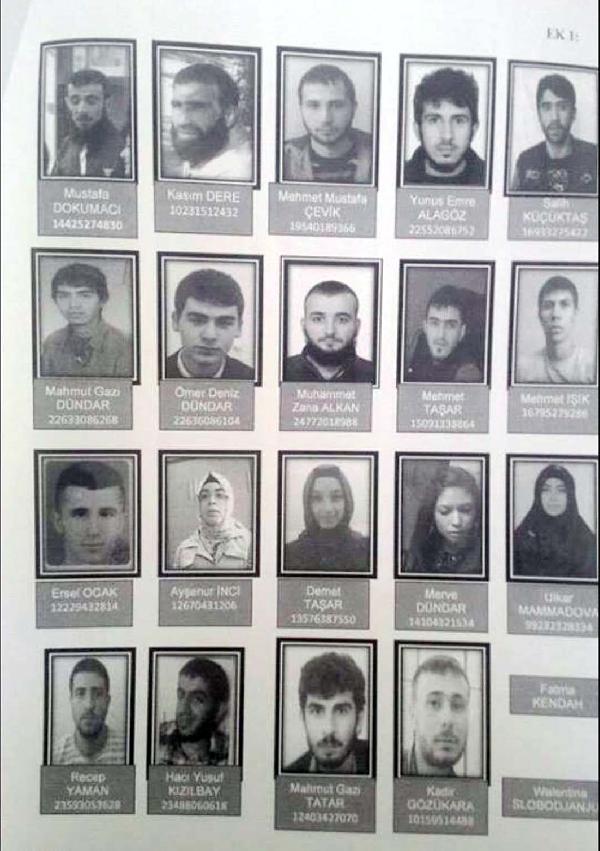 IŞİD'in 21 bombacısı her yerde aranıyor