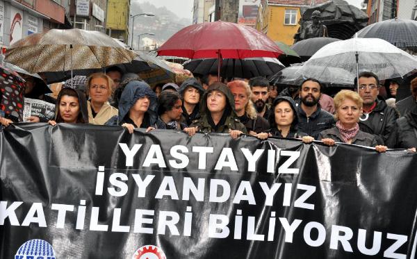 Zonguldak'ta terör protestosu