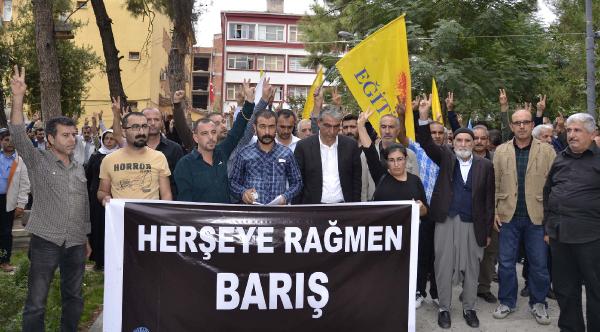 Siverek’te STK'lar, Ankara'daki katliamı protesto etti