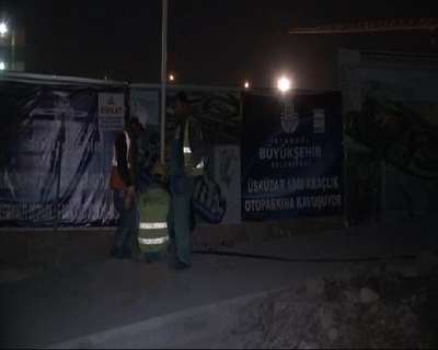Haydarpaşa Numune'nin bahçesinde teknik ölçümler yapılıyor