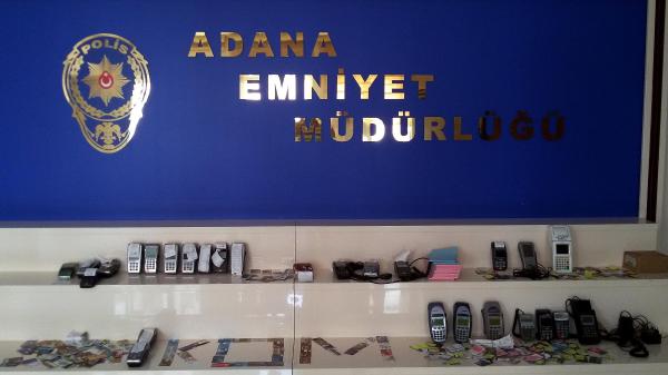 Adana'da pos tefeciliği operasyonu: 8 gözaltı