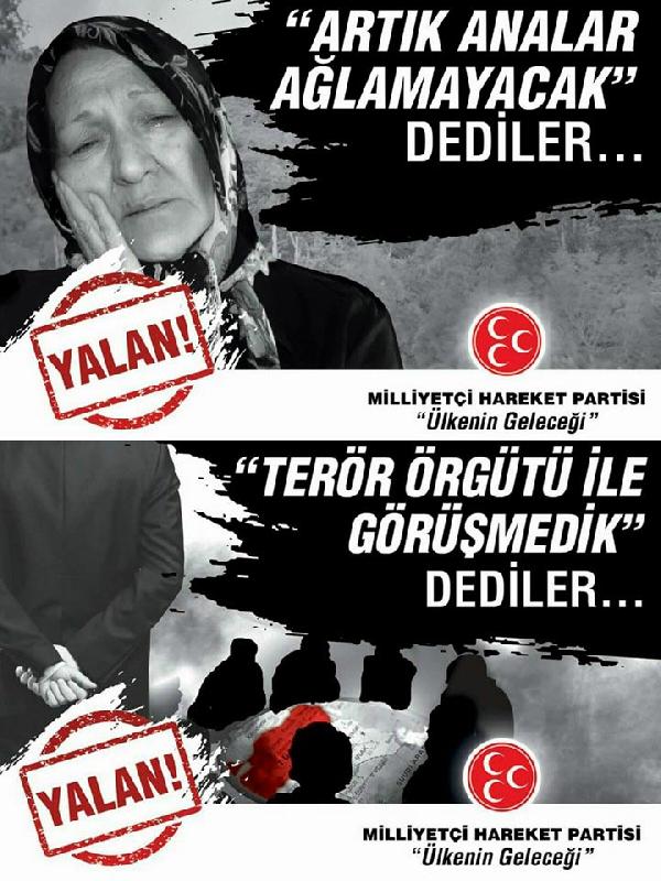 Düzce'de  MHP'nin seçim afişlerinin kaldırılması talebine ret