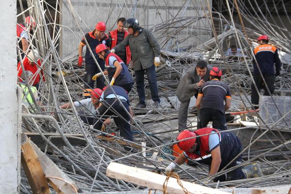 BAÜ Tıp Fakültesi Hastanesi ek binası inşaatında çatı faicası (2)- Yeniden