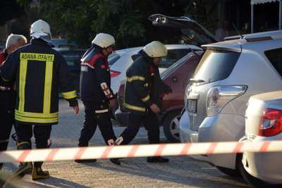 Hastane bahçesinde gaz paniği