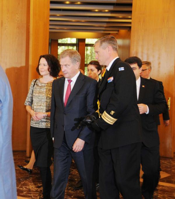 Finlandiya Cumhurbaşkanı ülkesine giderken yine THY'nin tarifeli uçağını tercih etti