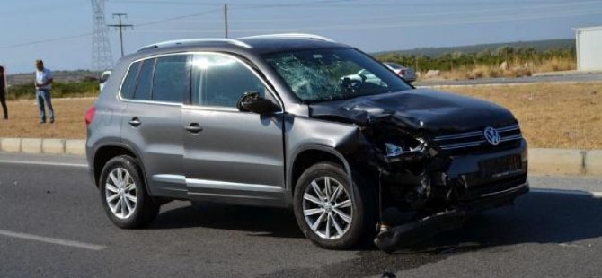 Gurbetçinin çarptığı motorsikletli hayatını kaybetti