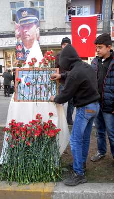 Şehit Okkan, şehit düştüğü yerde anıldı