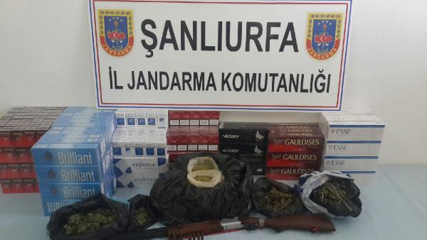 Şanlıurfa’da kaçakçılık operasyonları: 4 gözaltı