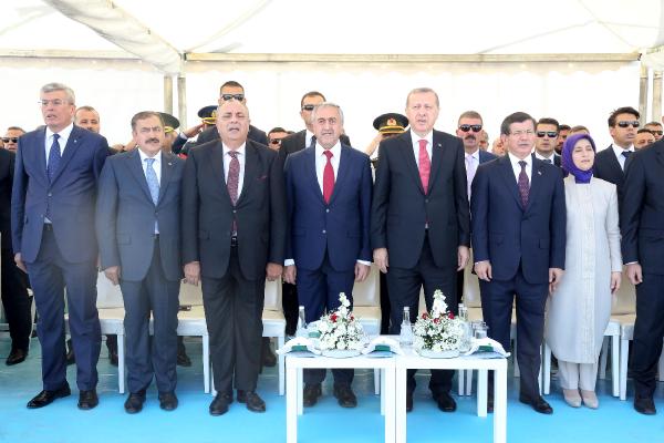 Erdoğan, Davutoğlu, Akıncı ve Kalyoncu, Asrın Projesi'ni açtı