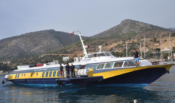 Rodoslu turist kafilesi Datça'da