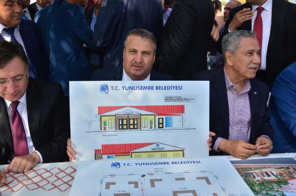 Bülent Arınç, Manisa'da 'Kültür ve Taziye Evi'nin temelini attı