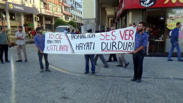 Ankara saldırısını Hatay'da protesto eden gruba müdahale: 6 gözaltı