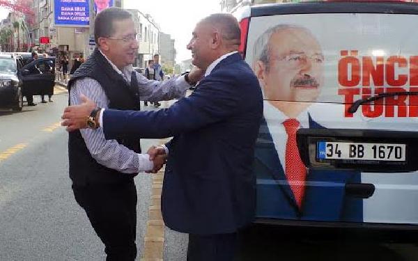 CHP ve MHP'li adaylar birbirlerine başarı diledi