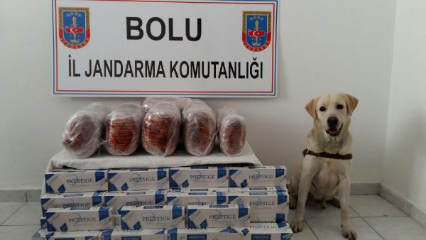 Otobüste 12 kilo 500 gram esrar ele geçirildi