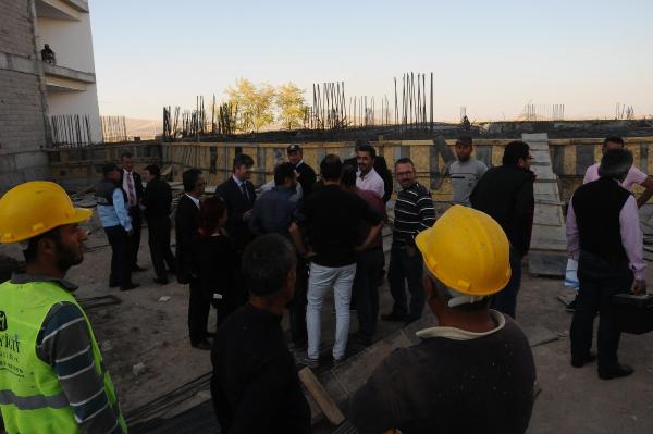 Nevşehir’de inşaat çöktü: 3 yaralı