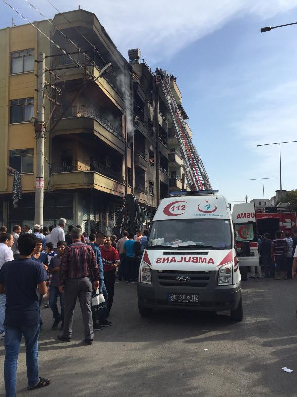 Yorgancıda çıkan yangın korkuttu