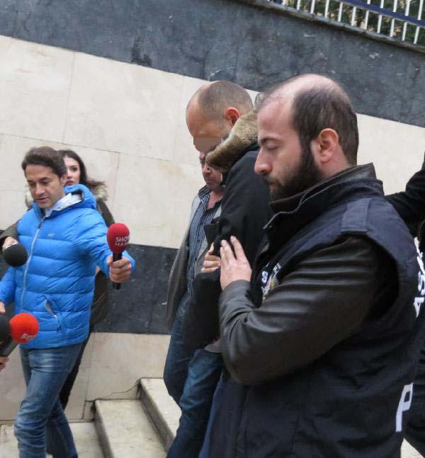 Çocuğu asitle yakan şüpheli adliyeye çıkarıldı