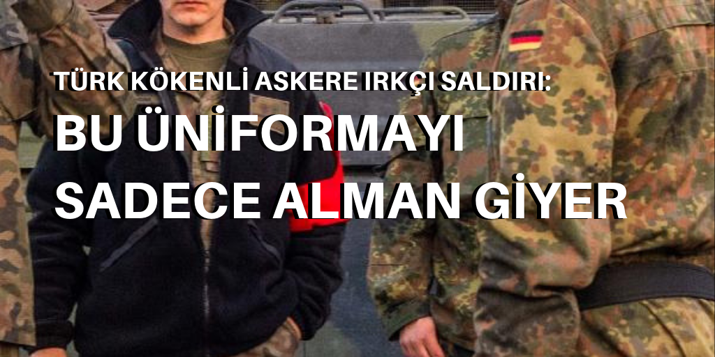 Türk kökenli Alman askere tekmeli saldırı