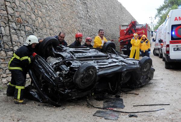Mesire alanına uçan otomobilde öldü