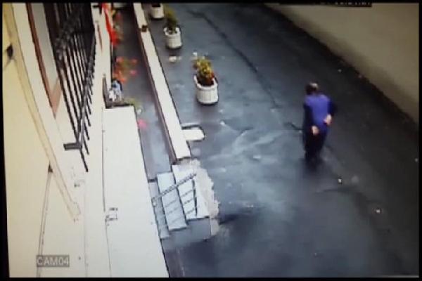 Şişli'de yaşlı kadının öldüğü kaza güvenlik kamerasında