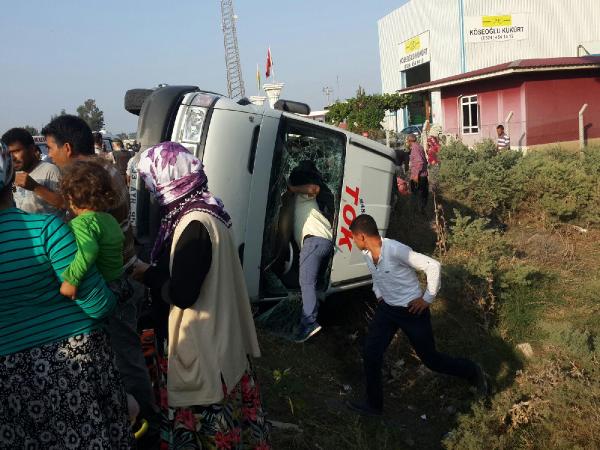 31 kişinin yaralandığı kaza, güvenlik kamerasında