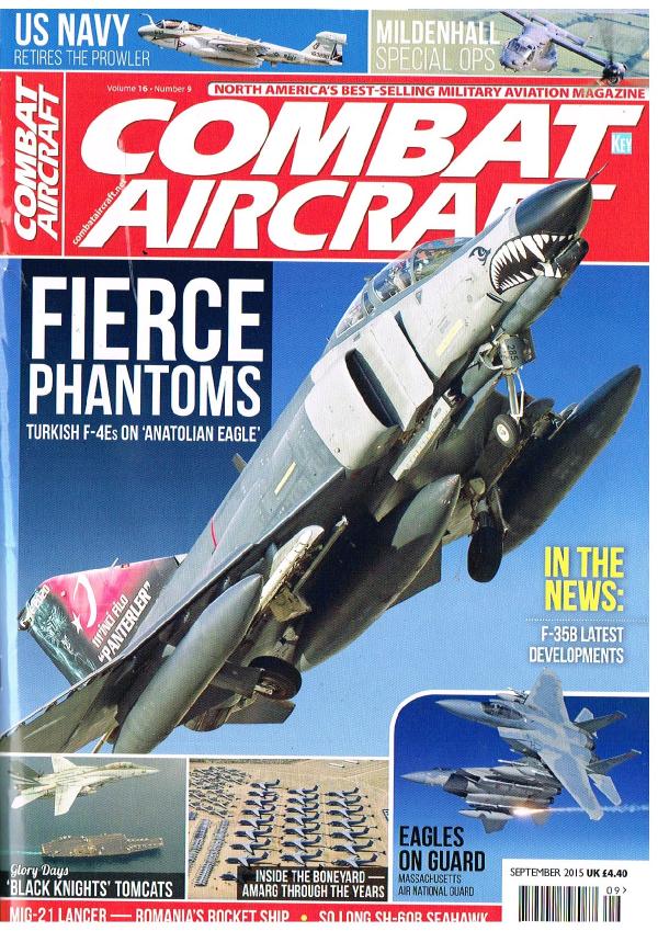 Combat Aircraft  “Panterleri” kapak yaptı