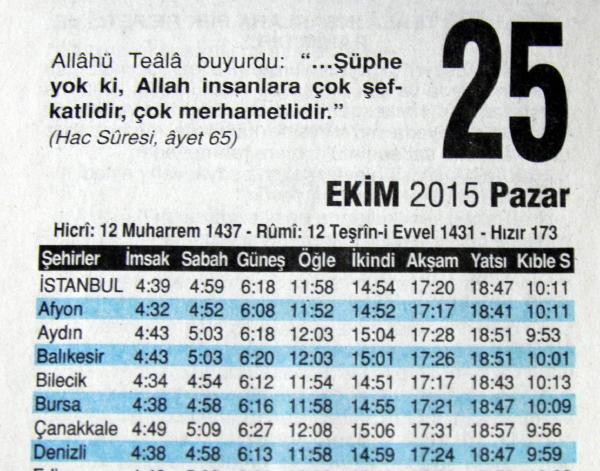 Diyanet’ten uyarı: 15 gün takvimdeki namaz saatlerine 1'er saat ekleyin