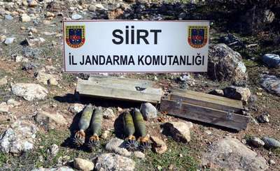 Siirt'te havan mühimmatı ele geçti