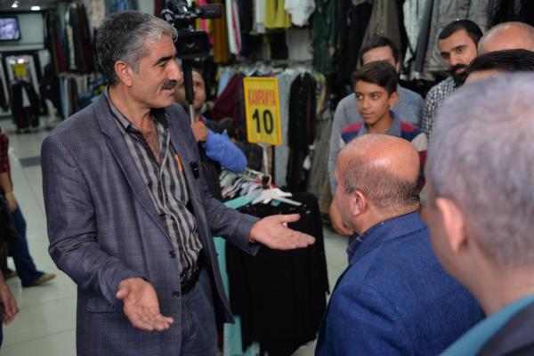 Bakan Arzu'dan, Diyarbakır'da esnaf ziyareti