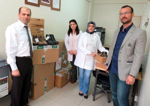 İstanbul'daki bir firmadan, Midyatlı 600 öğrenciye bot yardımı