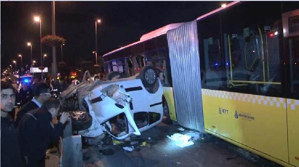 Kadıköy'de metrobüs yolunda kaza: 5 ölü 5 yaralı
