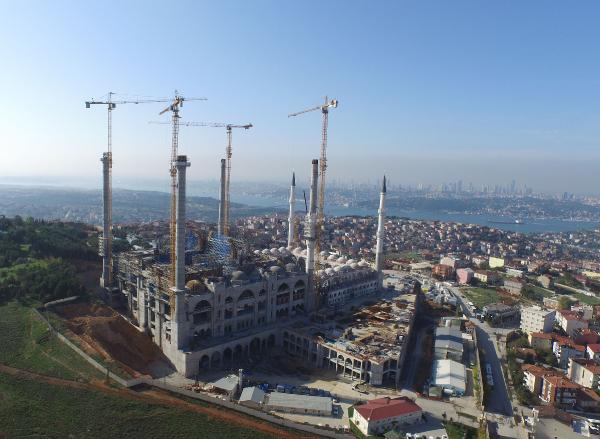 Çamlıca Camisi inşaatında sona yaklaşılıyor
