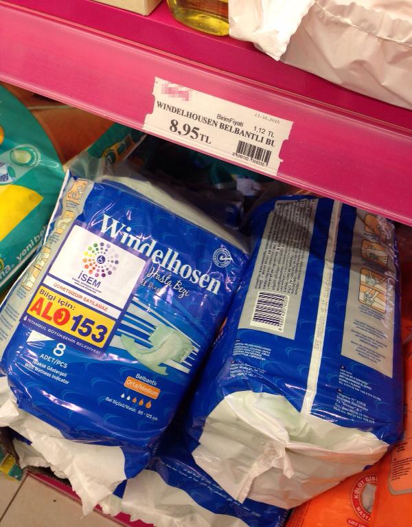 İBB'nin "ücretsiz engelli yardımları" market zincirinin rafında 8.95 TL'ye satışta