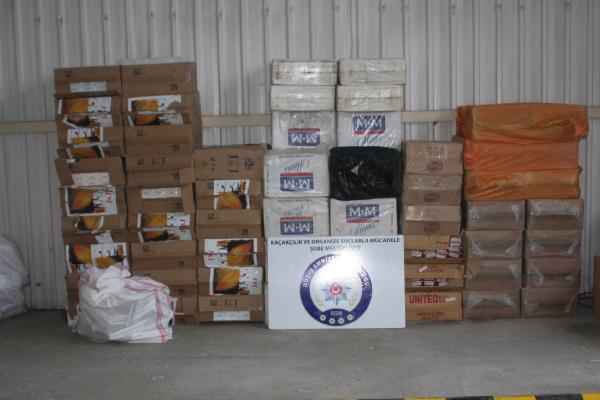 Düzce'de 60 bin paket kaçak sigara ele geçirildi