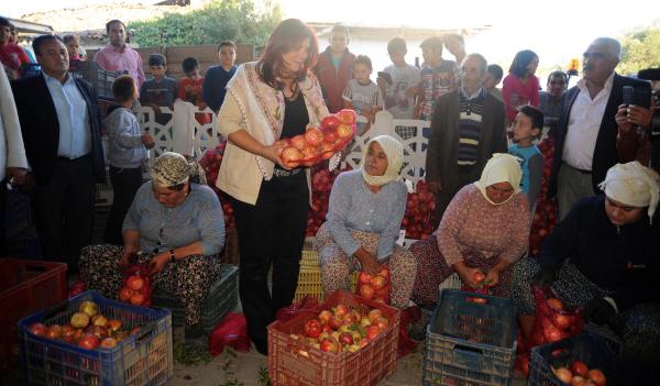 CHP'li Başkan Çerçioğlu, bu kez nar üreticisini sevindirdi