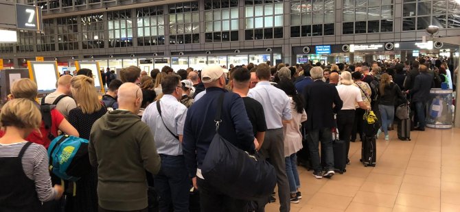 Hamburg Havalimanı'nda güvenlik alarmı