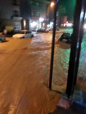 Çınarlı Deresi taştı, Gökçeada'yı sel aldı
