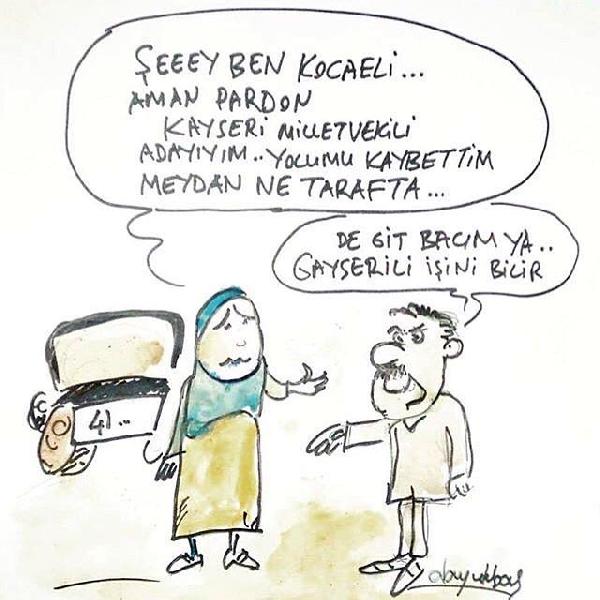 Kayseri MHP’den karikatürlü seçim çalışması
